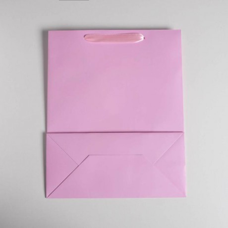 Пакет подарочный "Розовый", 26*32*12см