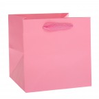 Пакет ламинированный розовый 30*30*30см