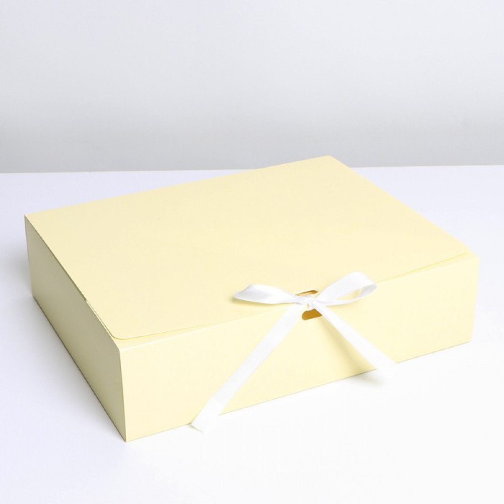 Коробка складная «Желтая», 31 х 24,5 х 9 см