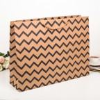 Пакет крафт Зигзаги 40*11*30см