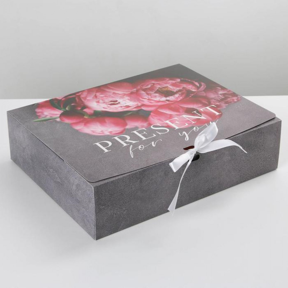 Коробка складная подарочная «Present», 31 × 24,5 × 9 см
