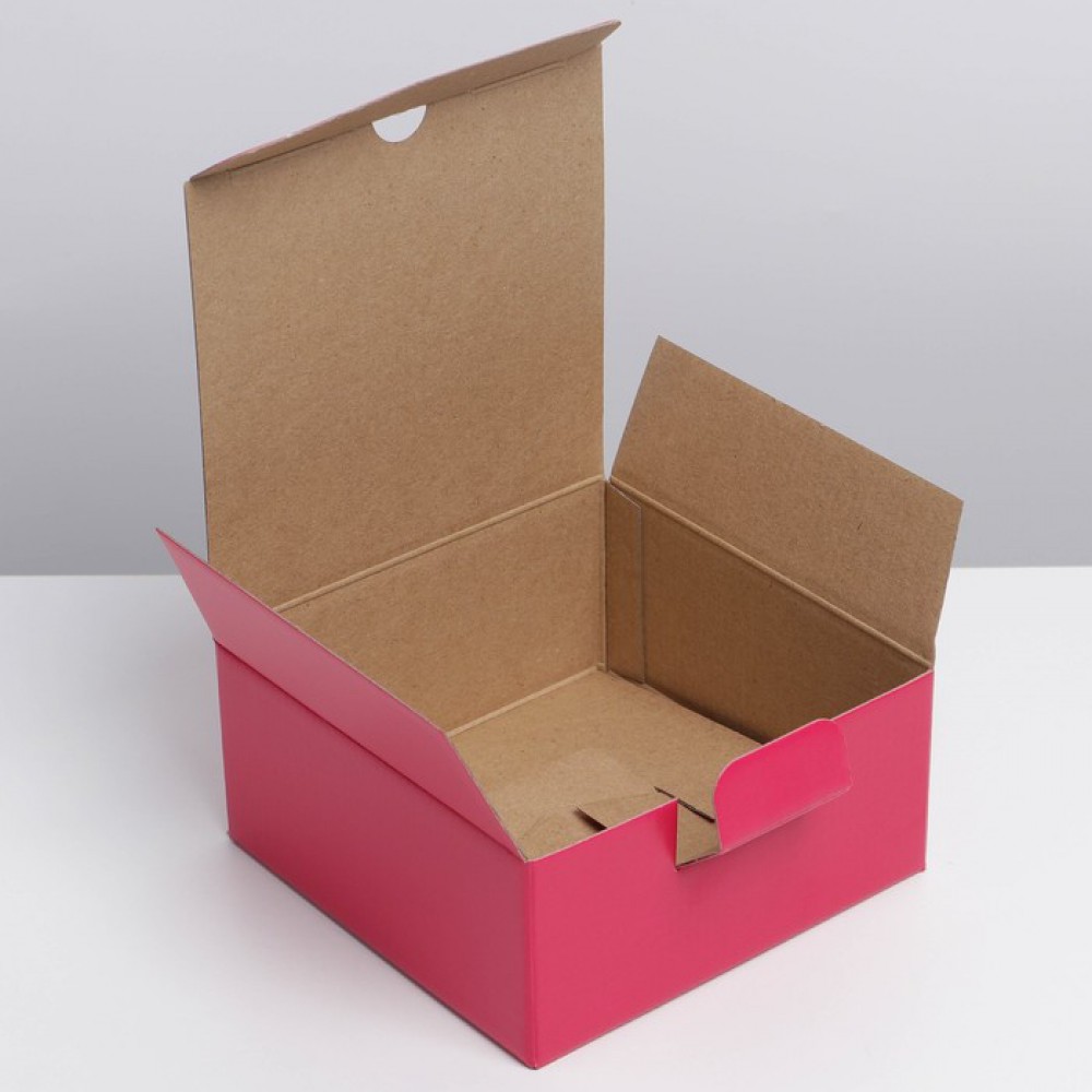 Коробка складная «Фуксия», 15 х 15 х 7 см