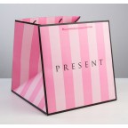 Пакет подарочный Present 30*30*30см