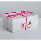 Коробка для капкейка Любовь 23*16*10см