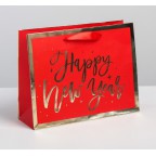 Пакет ламинированный New Year 23*18*8см