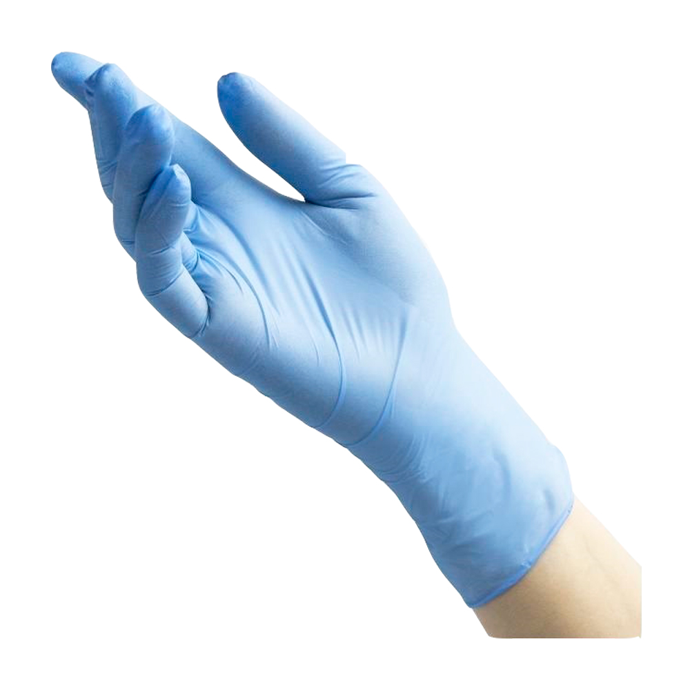 Перчатки нитровиниловые неопудренные (M) (1 пара)