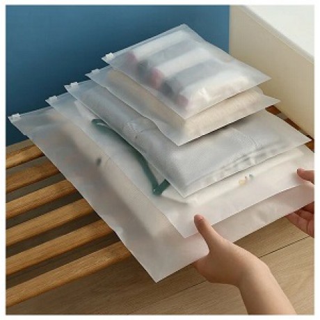 Пакет Zip-Lock 25*30  матовый, с бегунком, 50мкм