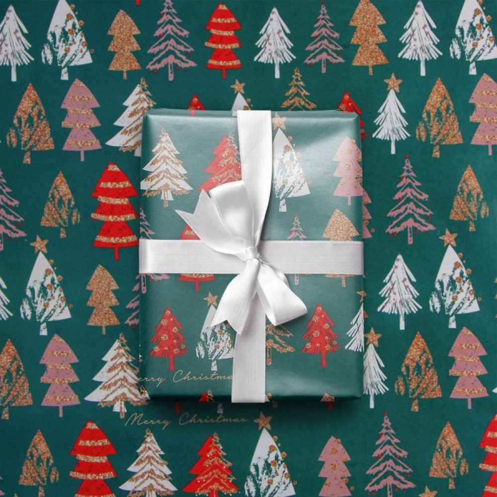 Упаковочная бумага «Ёлочки», 70×100 см 