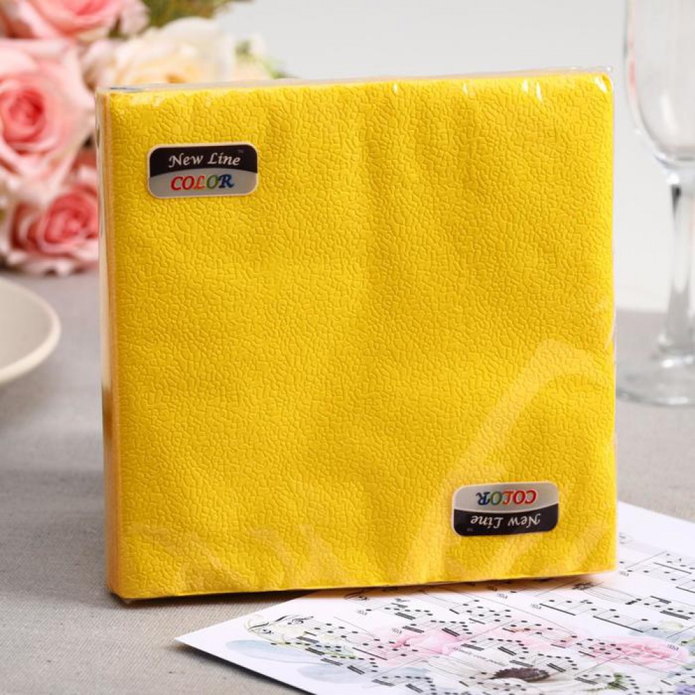 Салфетки бумажные New Line FRESCO 2слоя 20 листов 33*33 в асс