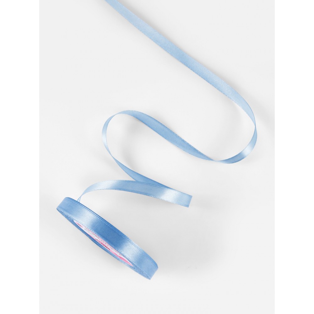 Лента атласная 10мм. 23+1, небесно-голубой №78 