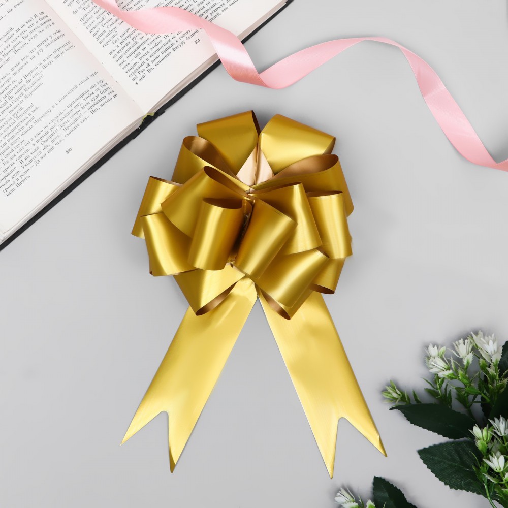 Бант - шар №4.5 «Классика», золотой