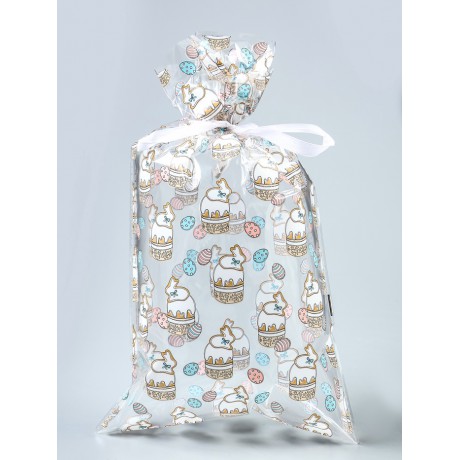 Пакет подарочный «Куличи», 20×35 см, 25 мкм 