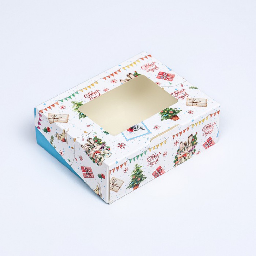 Коробка складная "Открытка" 10*8*3,5см
