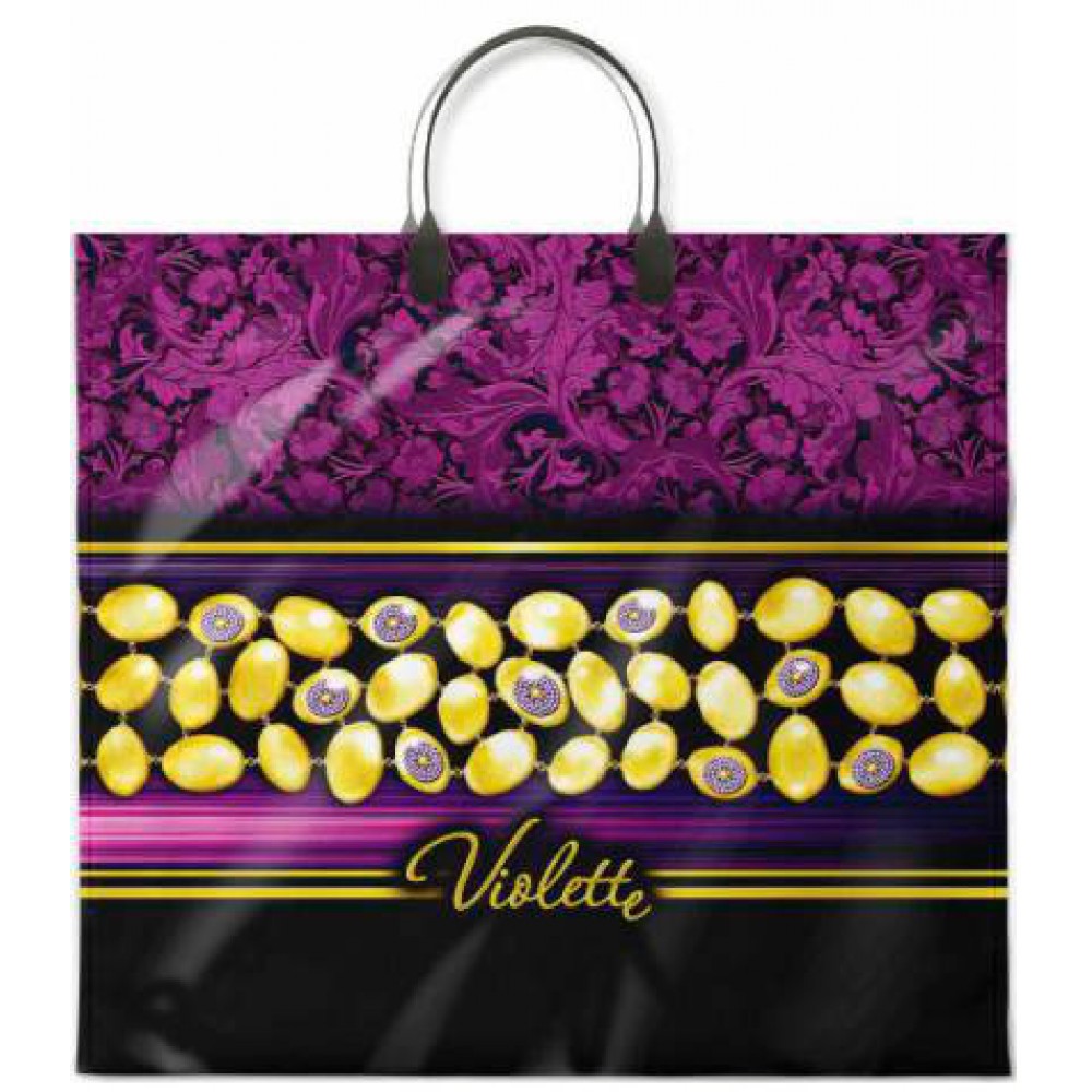 Сумка ламинир. с пласт. руч. 38*35/90 "Виолет"