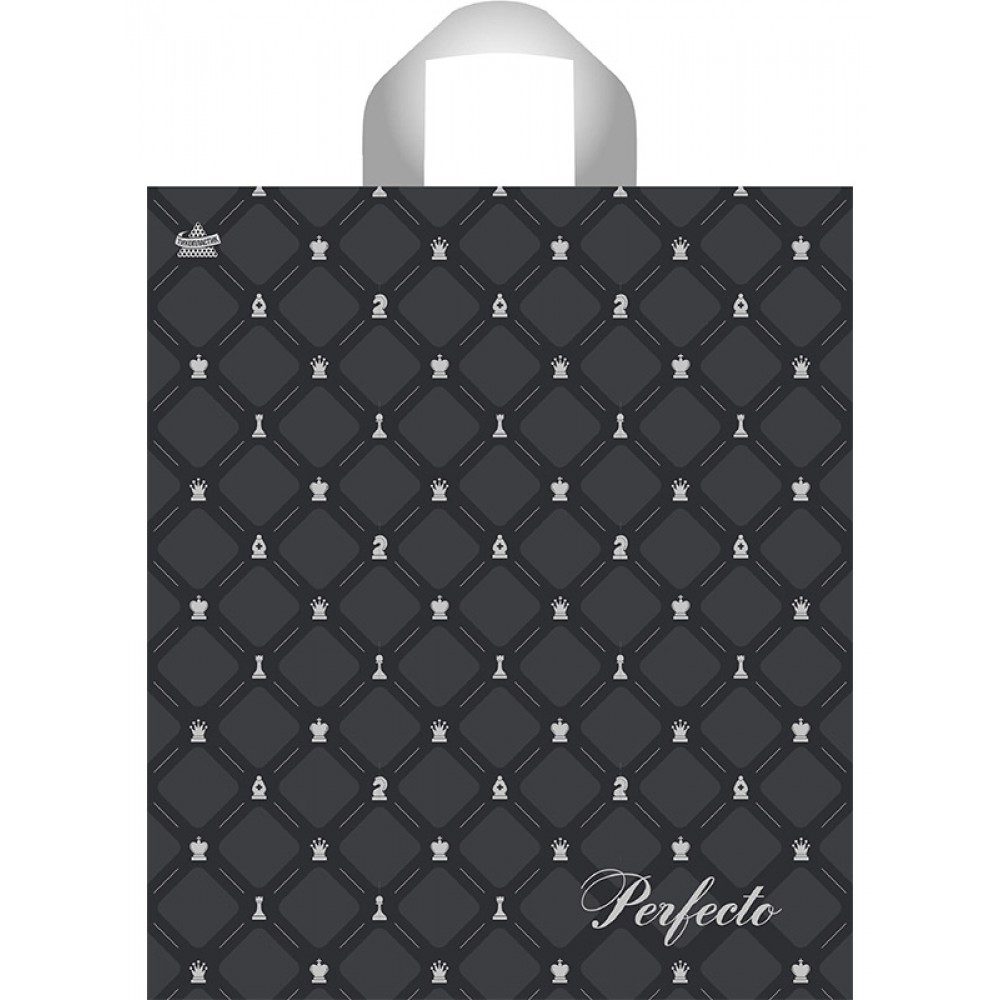 Пакет ПЭ с петл. ручкой 31*35+3/95 "Шахматы" 