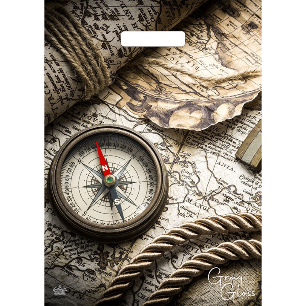 Пакет ПВД с проруб. руч. 31,5*43/50 «Грей Глосс»
