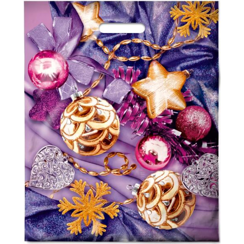 Пакет "Сиреневый вечер", 38х47, ПВД, 60 мкм