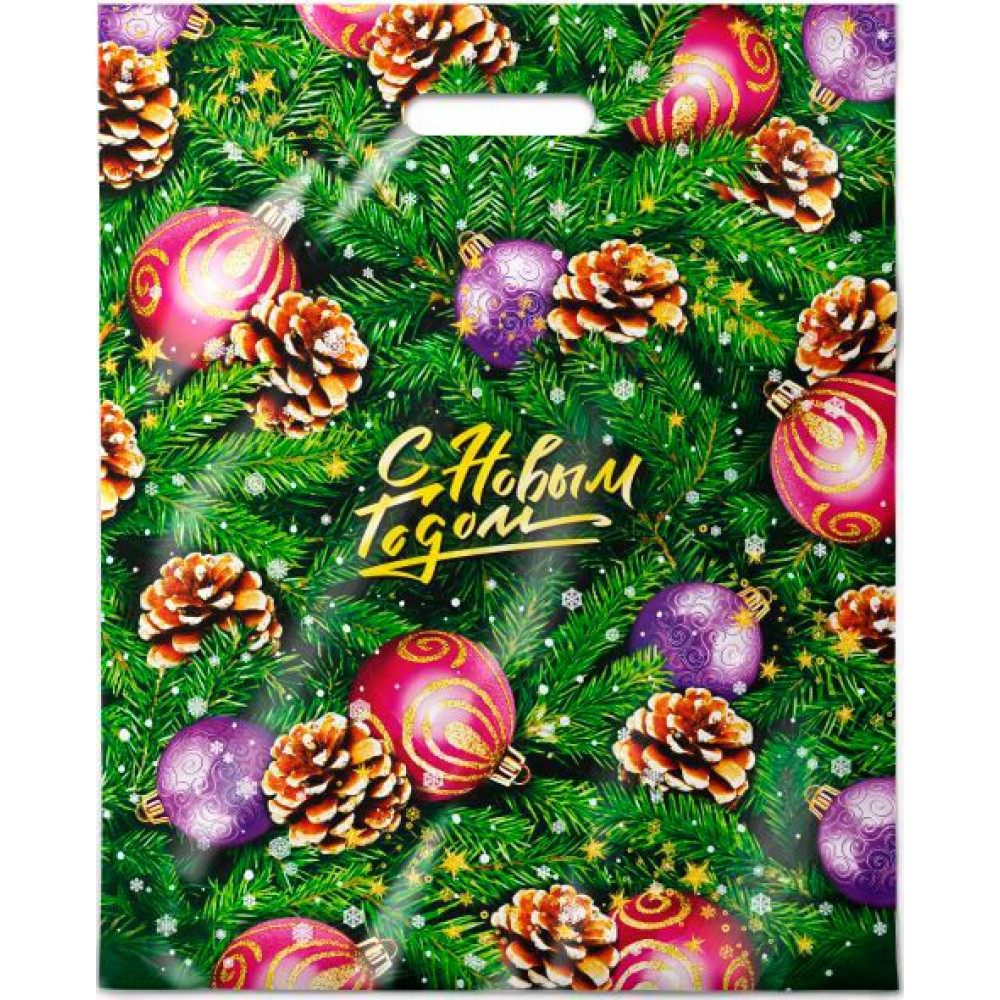 Пакет "Супер ёлка", 38х47, ПВД, 60 мкм