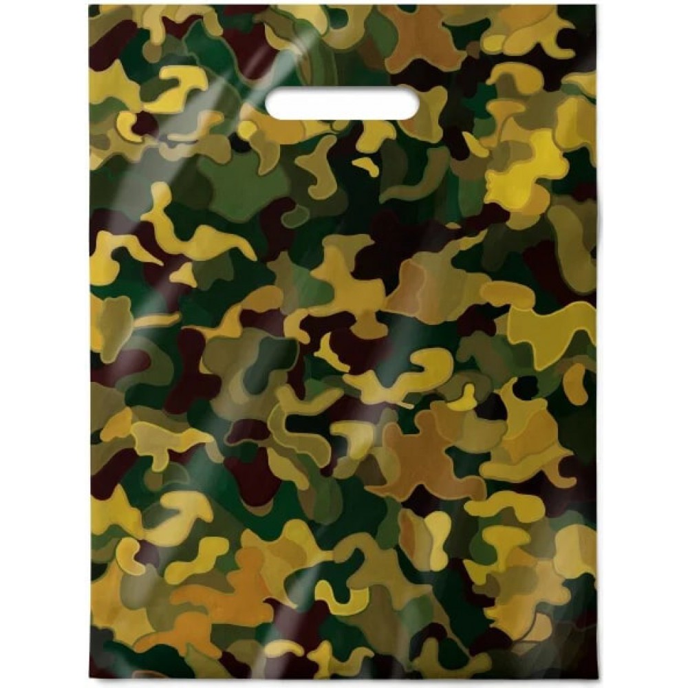 Пакет ПВД с проруб.руч. 30*40/50 "Хаки"