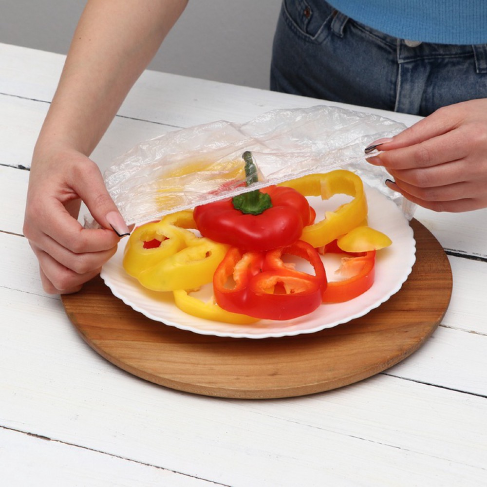 Набор пакетов с резинкой, Ø до 37 см, 50 шт.