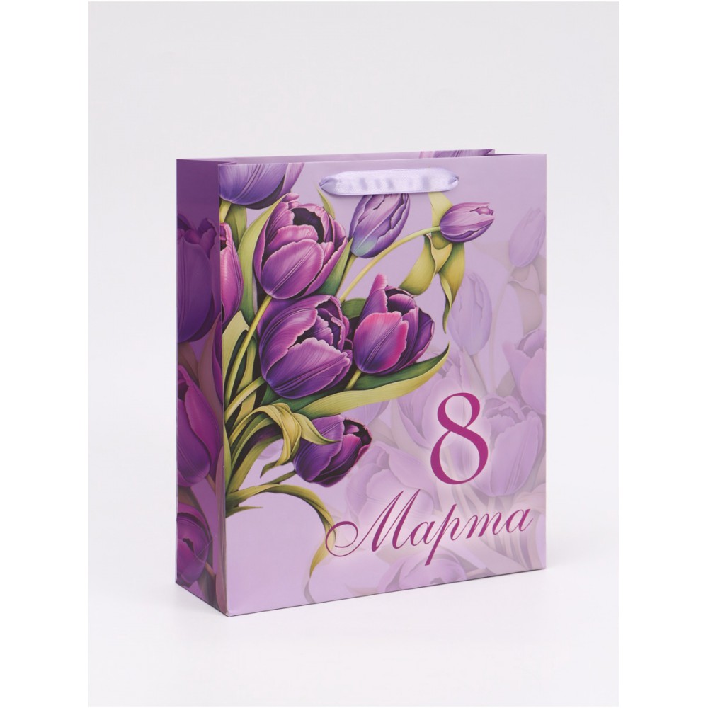 Пакет ламинир. "Букет" 25,5*30*9см. 