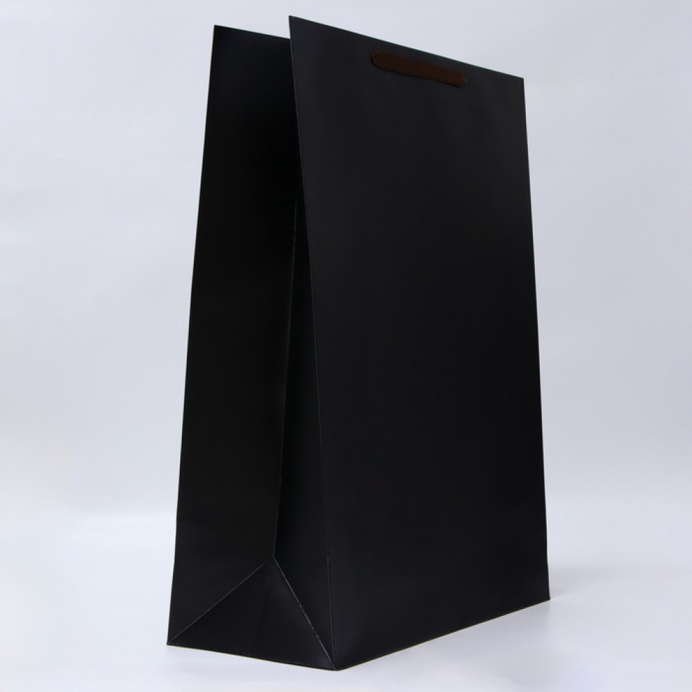 Пакет подарочный «Чёрный» 46×61×20 см