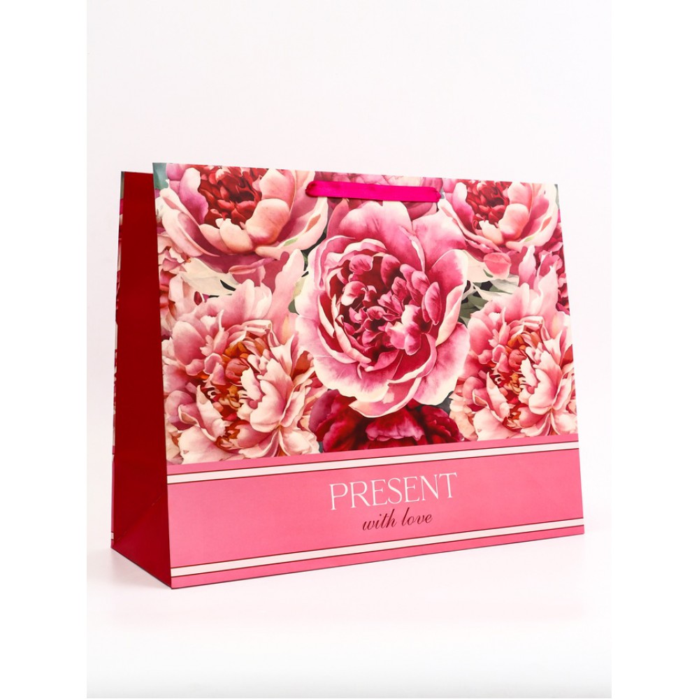 Пакет "Present with Love" 49*40*19см. 