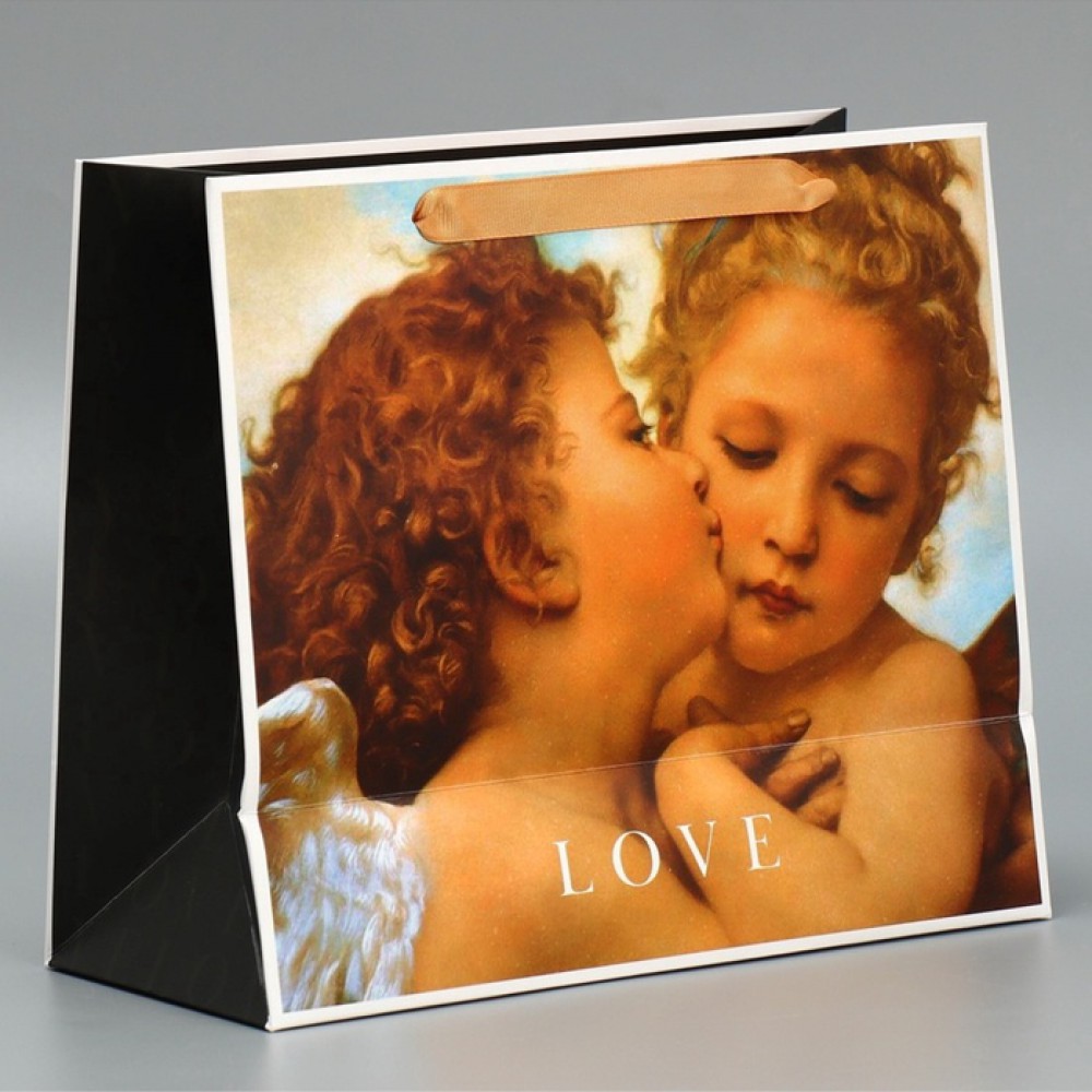 Пакет ламинир. "Love" 27*23*11,5см. 