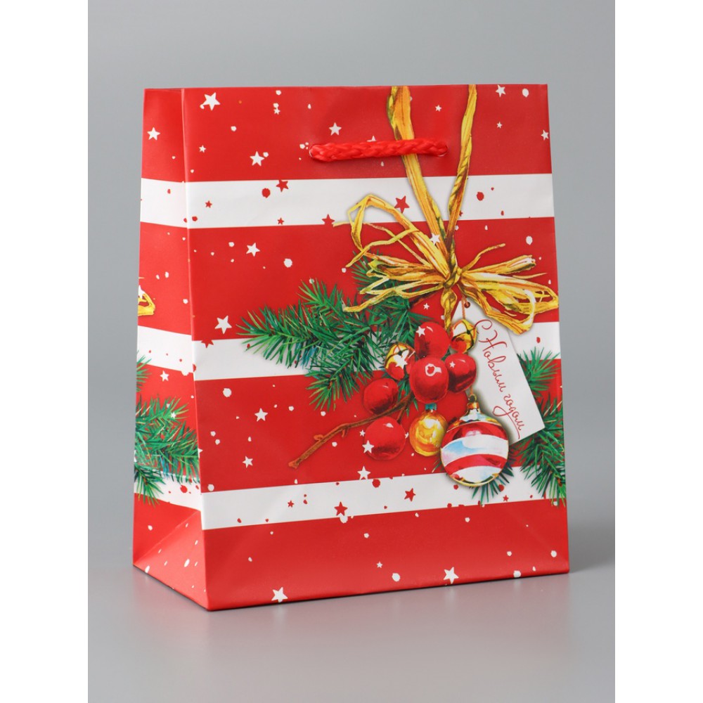 Пакет подарочный «Звёздочки», 11.5×14.5×6.5 см