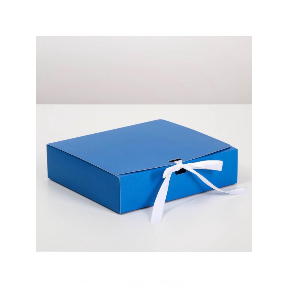 Коробка складная «Синяя» 31*24,5*9см. 