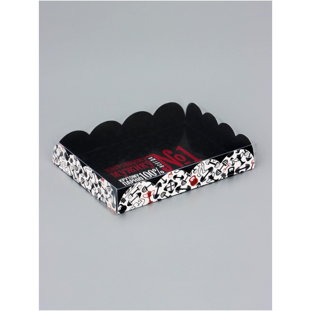 Коробка для печенья «23 Февраля», 14×10.5×2.5 см