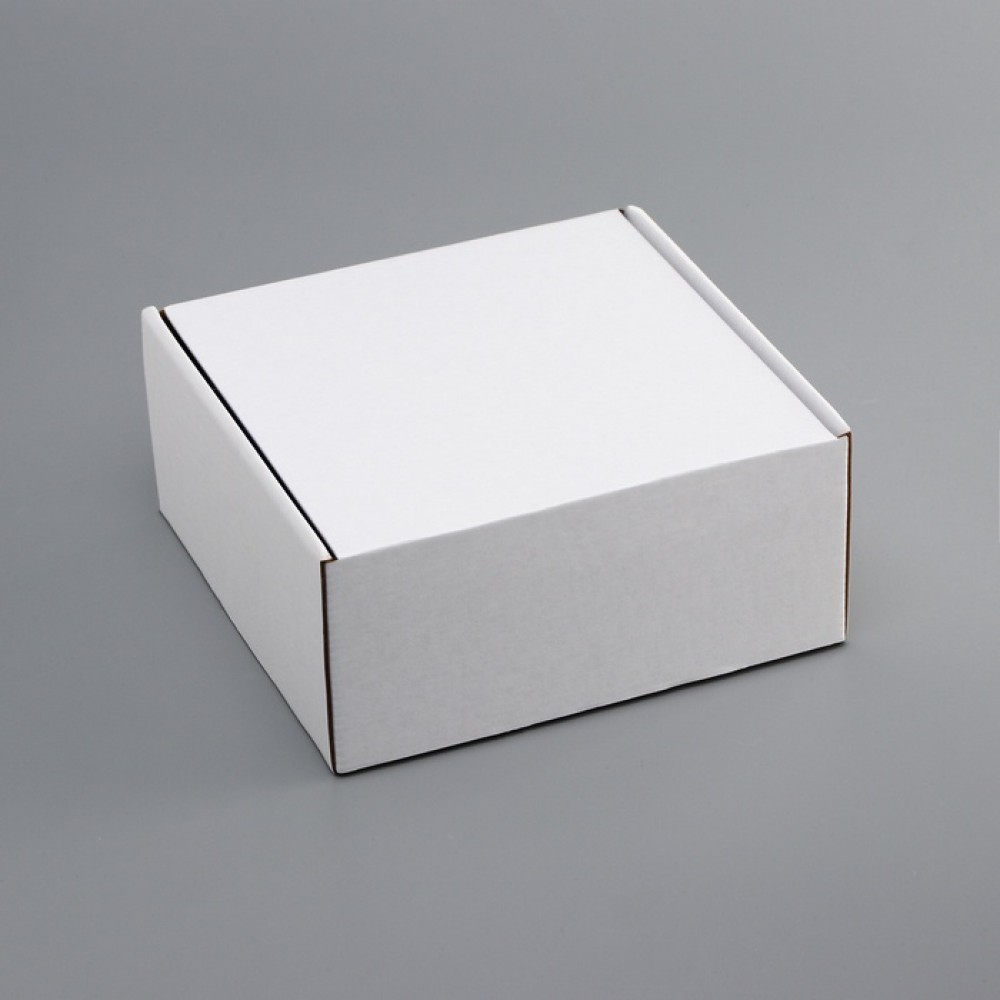 Коробка самосборная, без окна, белая, 19*19*9 см.