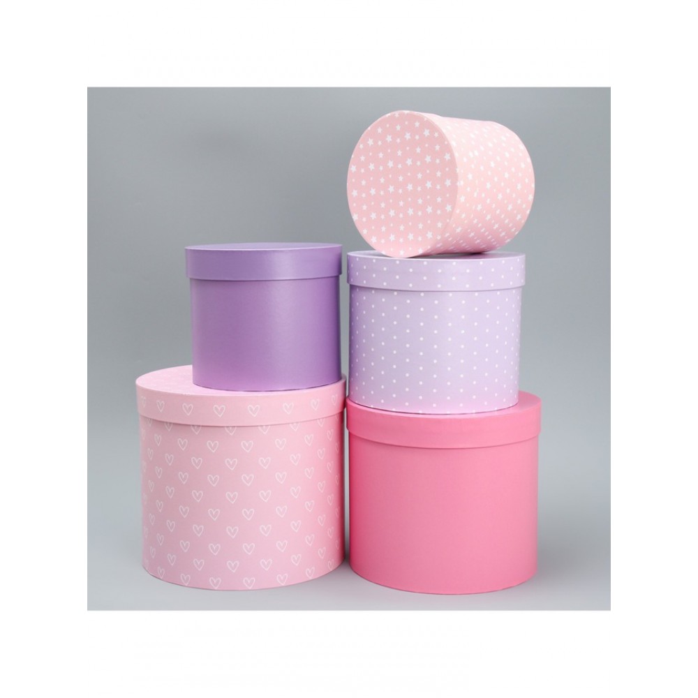 Коробка шляпная "Паттерн"  №4