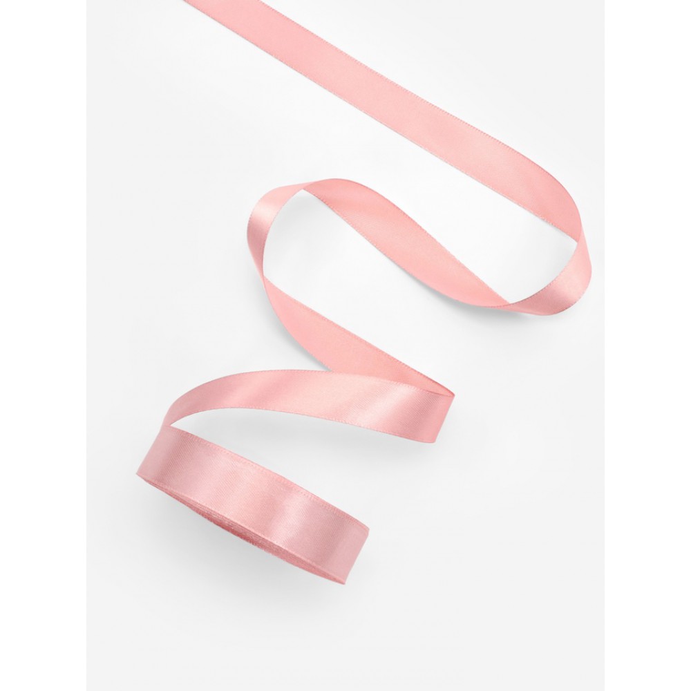 Лента атласная, 20 мм × 23 ± 1 м, розовое золото №146