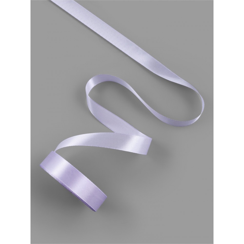 Лента атласная, 20 мм, 23±1 м, нежно-сиреневая №44