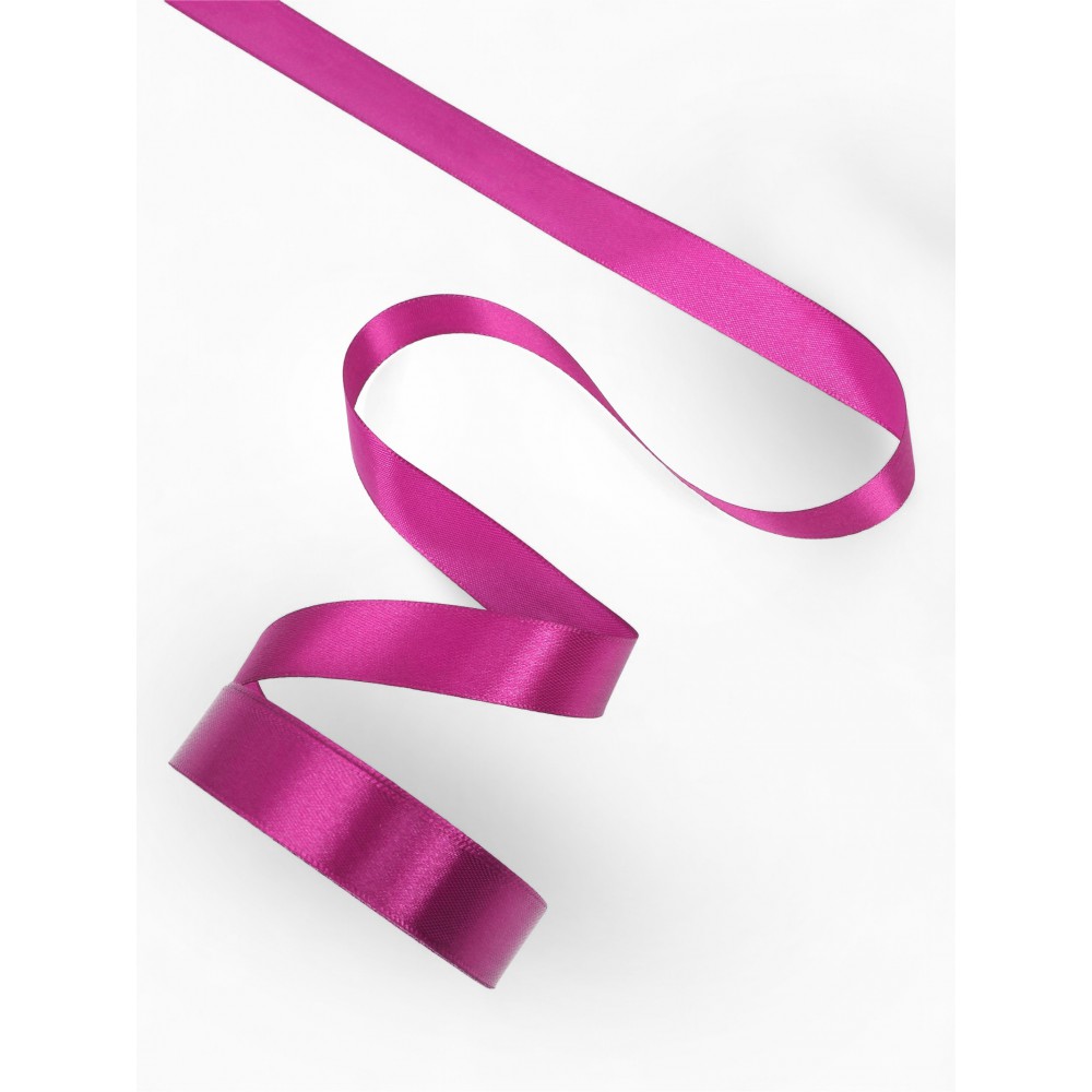 Лента атласная, 20 мм × 23 ± 1 м, цвет тёплый фиолетовый №29