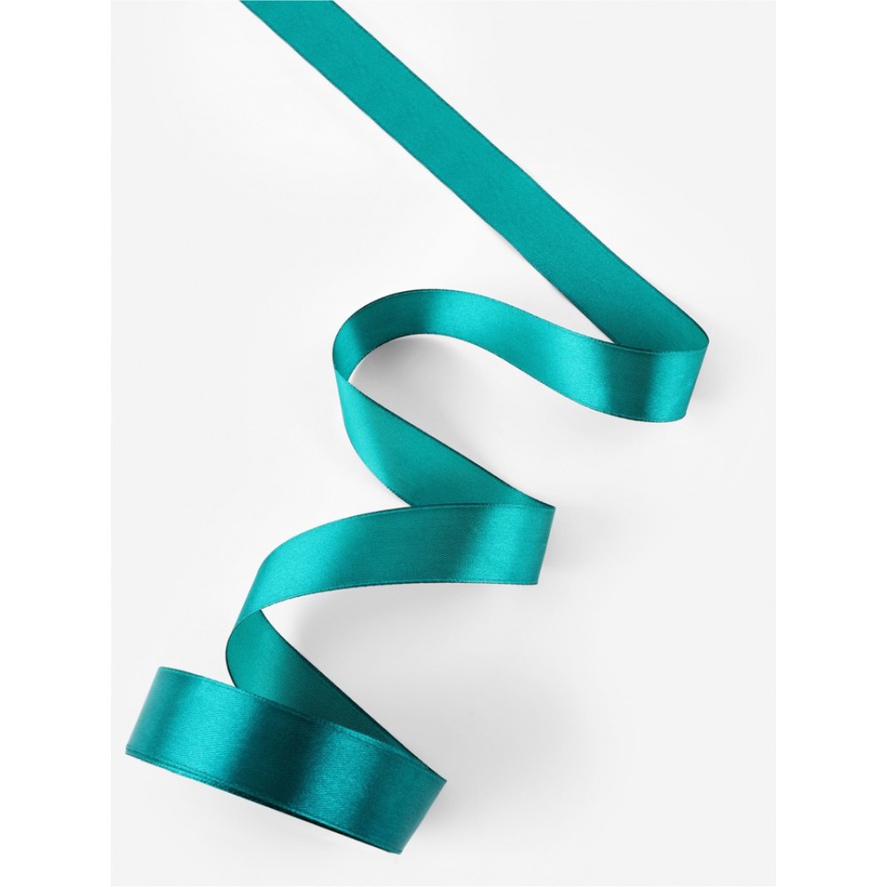Лента атласная 25мм. 23+1м. изумрудная №126
