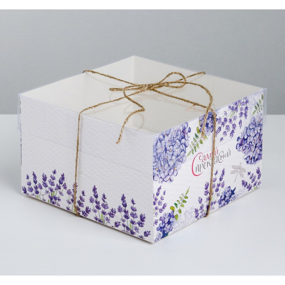 Коробка для капкейка купить. Коробка для капкейка «самой прекрасной», 16 × 16 × 10 см. Коробка для торта. Красивые коробки для тортов. Красивая упаковка для торта.